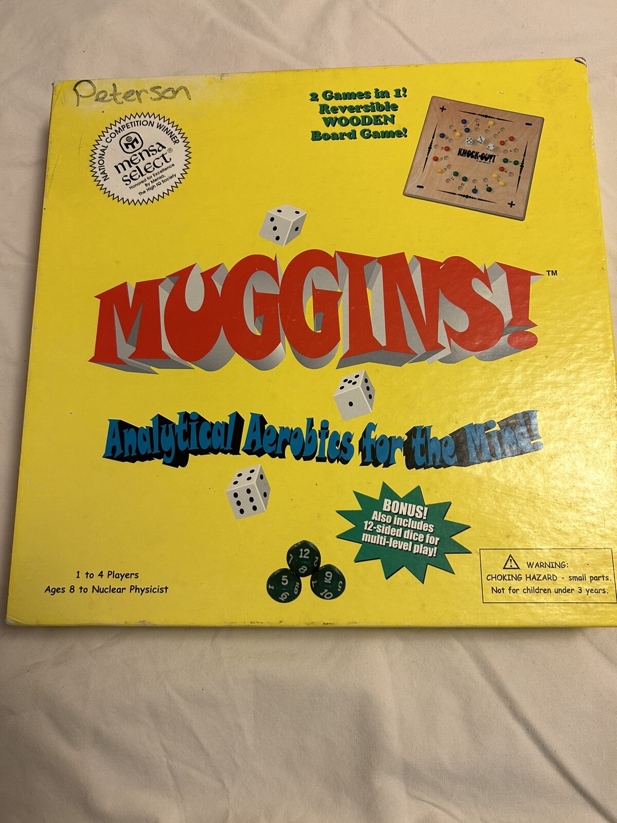 Muggins / Knockout Analytical Aerobics For The Mind Board Games Mensa Select 858877486010 eBay