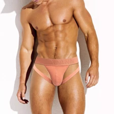 New Sexy Men Underwear Bikini Jockstrap Cotton Comfortable Breathable Gay Briefs