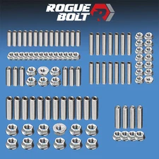 AMC JEEP V8 ENGINE STUD KIT BOLTS STAINLESS STEEL 290 304 343 360 390 401 