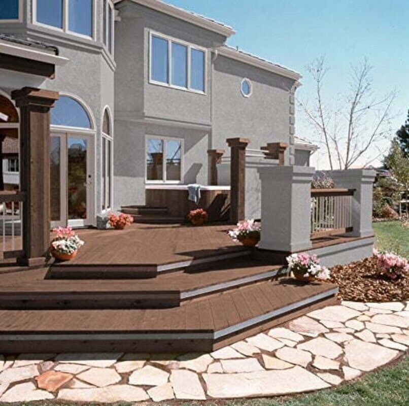 Self-Priming Masonry Stucco and Brick Paint Interior/Exterior Flat Gray 1 Gallon