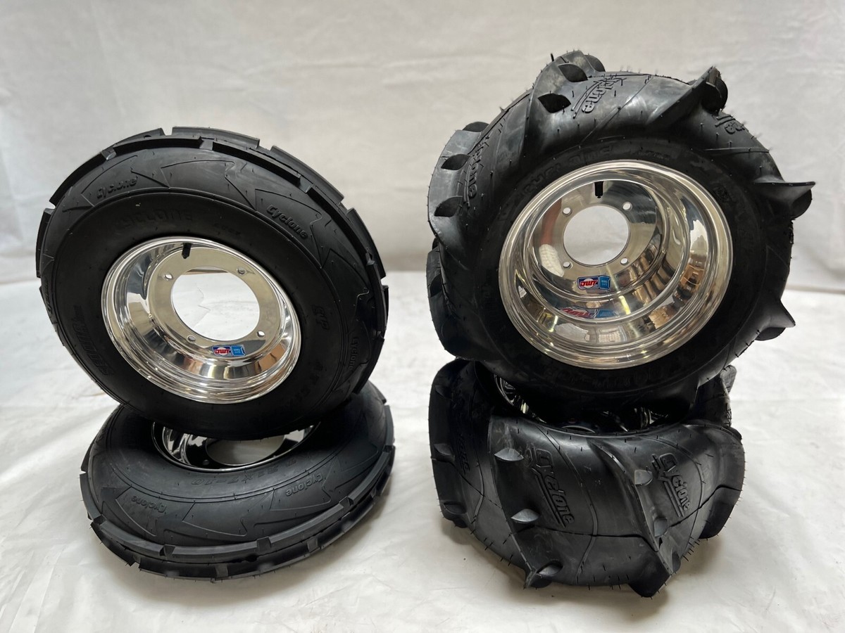Cyclone Sand Dune Paddle Sand Tires DWT Wheels Kawasaki KFX450R