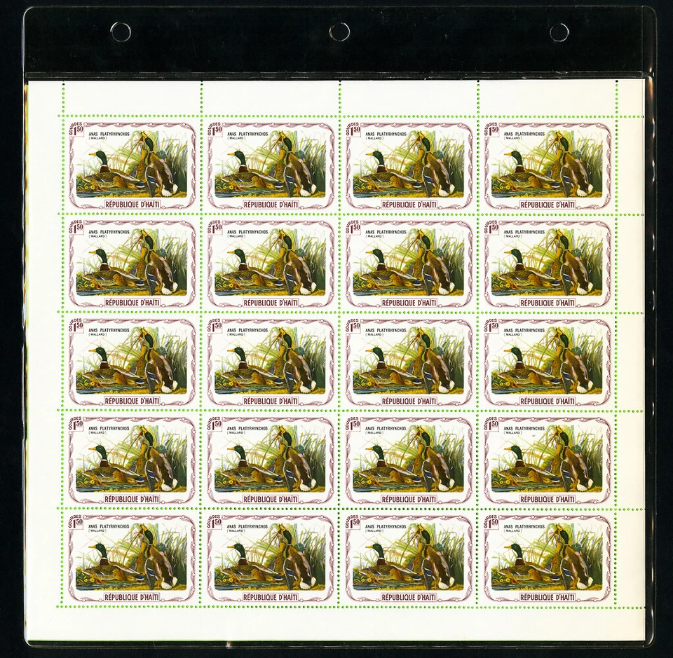 Haiti Mint NH "Birds of America" Stamp Sheet Collection 300 Items Total - Image 4 of 4