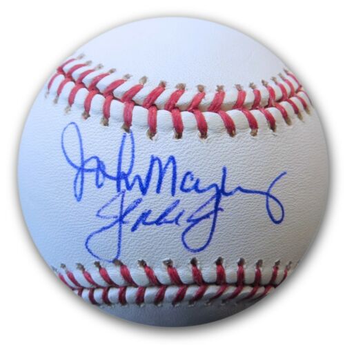 John Mayberry Jr. & Sr. Signed Autographed MLB Baseball Royals Mets JSA FF06610 - Picture 1 of 3