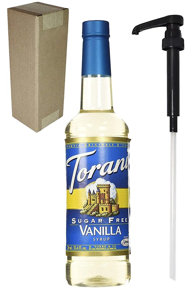 Sugar Free Vanilla Flavoring Syrup 750Ml 25.4 Fl Oz Bottle