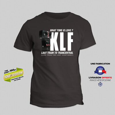 T-Shirt Tribute KLF Last Train to Trancentral WEISS