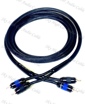 SKY HIGH CAR AUDIO 1.5FT PREMIUM 2 CHANNEL RCA'S