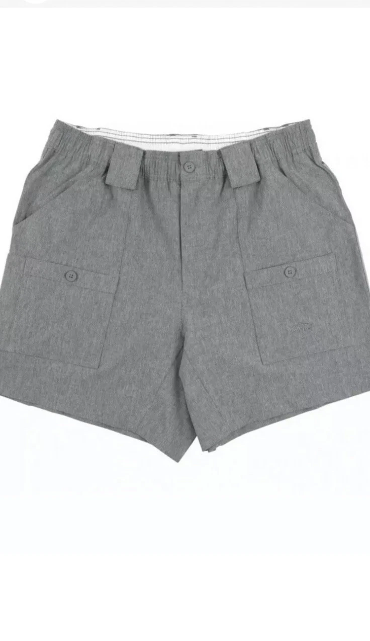 AFTCO M100 Men's Size 40 Gray Pockets Fishing Cargo Shorts New With Tags