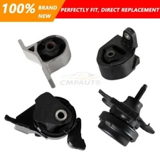 4x Engine Motor & AT Transmission Mount for Honda Civic 1.7L 2001-05 for A4511