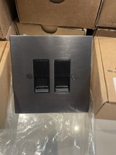 Forbes And Lomax 2 Gang Faceplate NEW antique bronze Cat 6 Data Sockets 2GC6/BMA