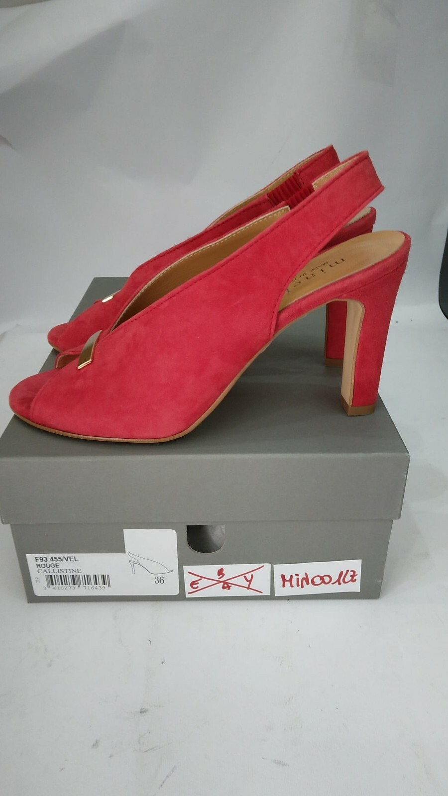 Minelli Zapatos de Tacón Mujer Coral Size39 MIN001LZ