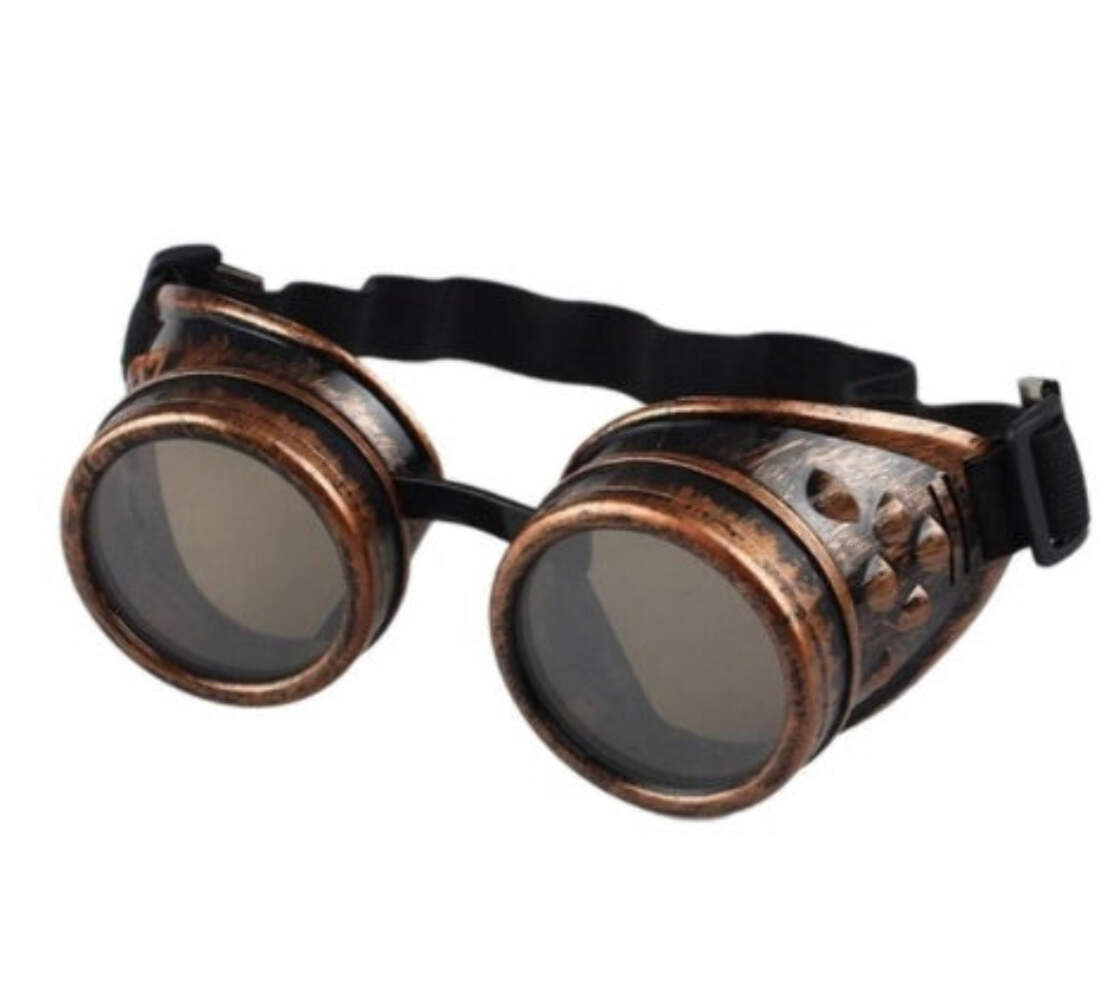 Cyberpunk Vintage Sunglasses Retro Gothic Steampunk Goggles for Men Plastic Cosp