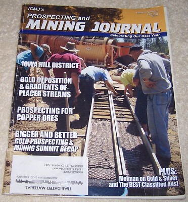 ICMJ's Prospecting and Mining Journal Magazine June 2012 gold