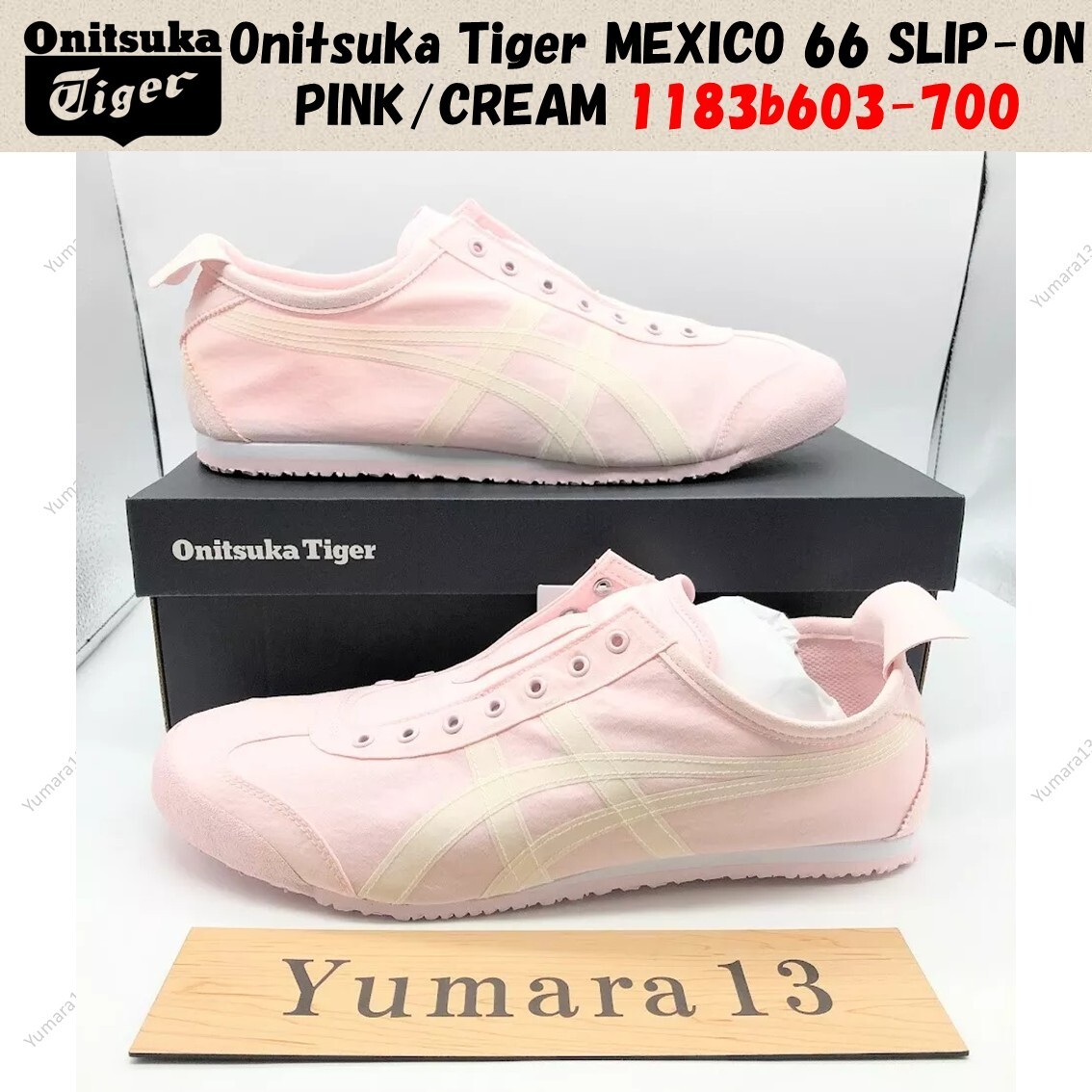 Onitsuka Tiger MEXICO 66 SLIP-ON PINK/CREAM 1183b603-700 Unisex