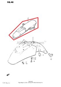 Details about / SUZUKI FA50 FA NEW GENUINE FRONT FENDER BRACE BRACKET SET LEFT /& RIGHT