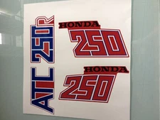 82 Honda ATC250R Sticker Tank and Fender Set ATC 250R Decal 1982 H242 243