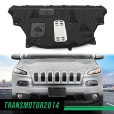 Black Engine Splash Shield Fit For 2015-2018 Jeep Cherokee Center 68102261AG