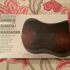 Shiatsu Heat Full Body Massager Neck Shoulder Back Built In Heat Message Therapy