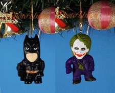 Decoration Xmas Ornament Home Party Decor Dark Knight BATMAN vs Villain JOKER
