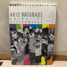 Akio Watanabe Animation Design works Art Book 175 Pages Japan