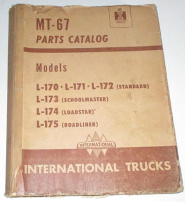 IH International L-170/171/172/173/174/175 Truck & Bus Parts Catalog Manual Book