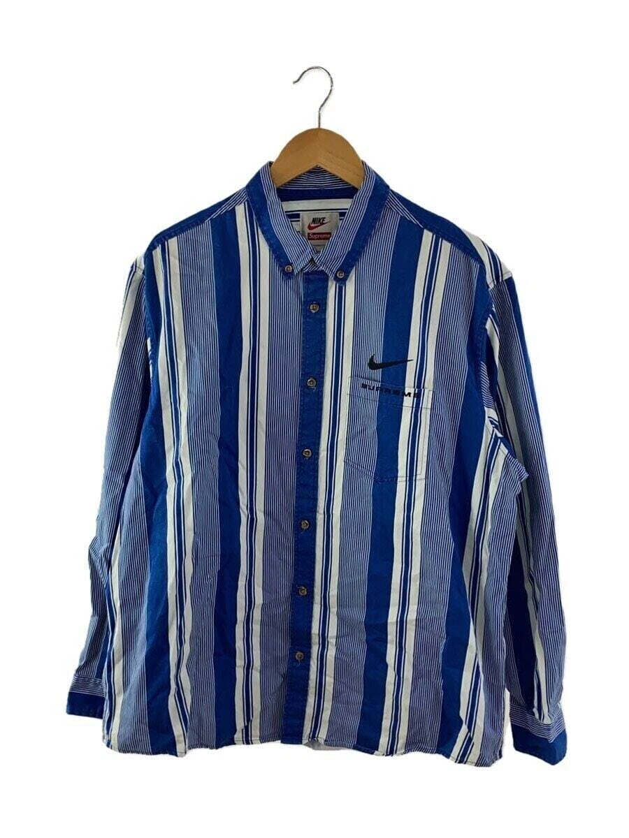Supreme × Chemises NIKE coton bleu L Occasion