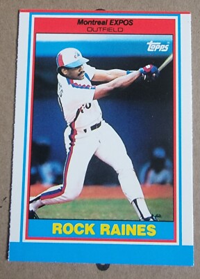 1989 Topps UK Minis Tim Raines Montreal Expos #61