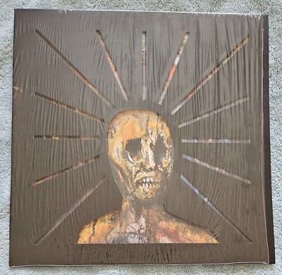 END - SPLINTERS FROM AN EVER-CHANGING FACE - LP - CYAN MUSTARD RED SPLATTER