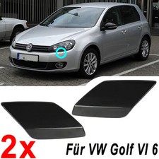 2x SRA Stoßstange Kappen Für VW Golf VI 6 Waschdüse Abdeckung 08-13 5K0955109C