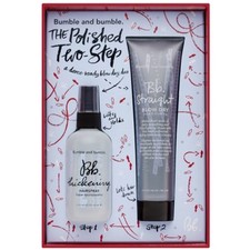 BB Bumble  Bumble The Polished Two Step Straight  Thickening Hair Set Duo NIB