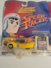 Johnny Lightning Speed Racer 2000 Racer X Shooting Star Yellow Cell No. 17