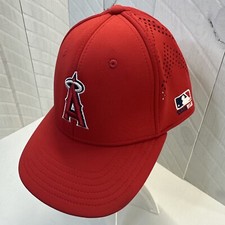 Los Angeles Angels Team MLB OC Sports Youth Red Baseball Cap Hat S/M Flex