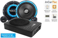 RECOIL 165mm (6.5") 200 Watt Component speakers and 10 inch amplified underseat