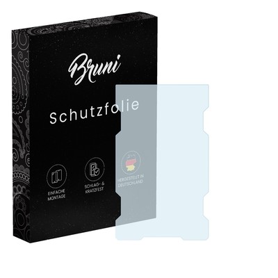 Bruni 2x Folie für SpyPoint Geopad Schutzfolie Displayschutzfolie