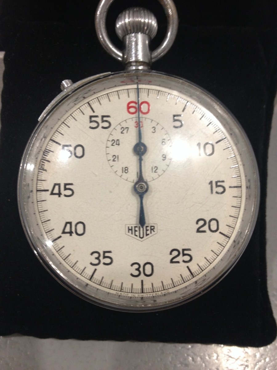 HEUER 1/5 split second timer stopwatch ref. 900 - vintage 1960s | eBay