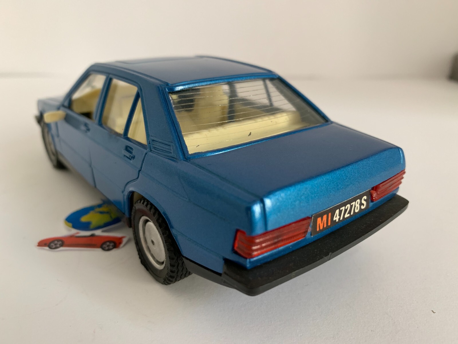 Polistil Mercedes 190E, modello scala (1:24 - 1:25), vintage (477) foto 5