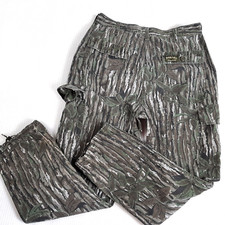 Vintage Realtree SPARTAN Men's Cargo Pants Size 32  x 32" Bark Ripstop Made USA