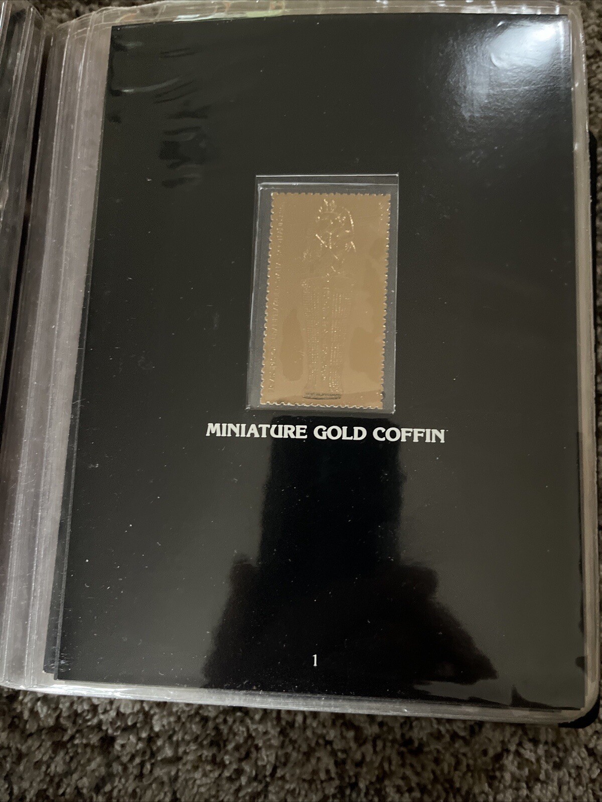 The Tutankhamen Exhibition 23 Karat Gold Stamp Collection eBay