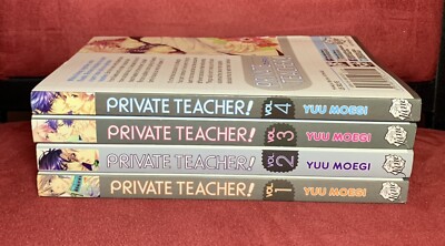 Private Teacher, Vols. 1 2 3 4 (Complete Set) by Yuu Moegi, BL English Manga