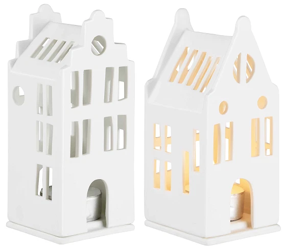Mini Lichthäuser "Stadthaus" und "Herrenhaus" - Räder Design..