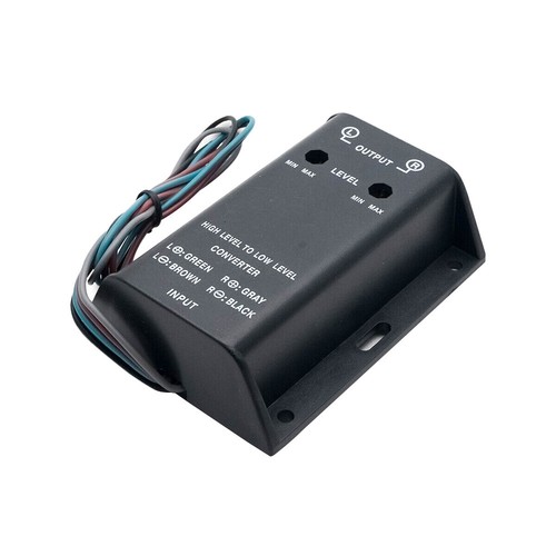 Two Channel Speaker RCA Line Level Converter Adapter Car Audio High Low Rear New - Picture 7 of 11