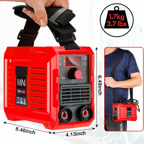 Mini Inverter Schweißgerät MMA 250 Elektroden Schweißmaschine Digitalanzeige NEU - Bild 9 von 15