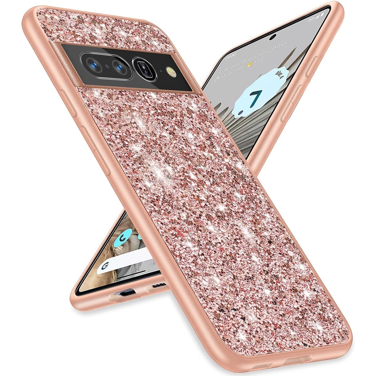 Aazon.co: For Google Pixel 8A Case: Dual Layer Protective Heavy Duty - View #5