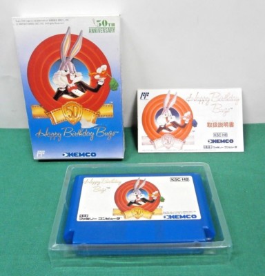 NES -- HAPPY BIRTHDAY BUGS -- Boxed. Famicom, Japan Game. 10767 | eBay