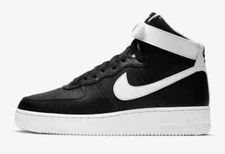 Nike Air Force 1 High '07 Shoes Black White Swoosh Size 8-14 CT2303-002 New