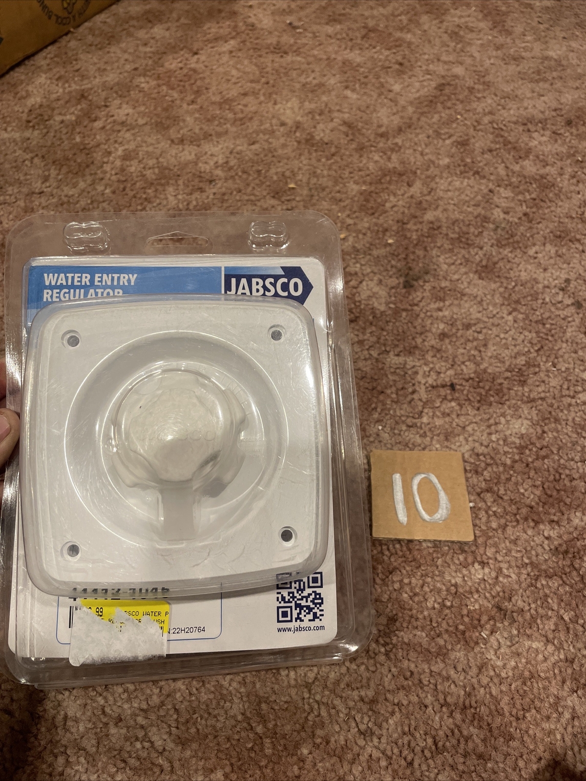 Jabsco Water Pressure Regulator Flush Mount White 444121045 eBay