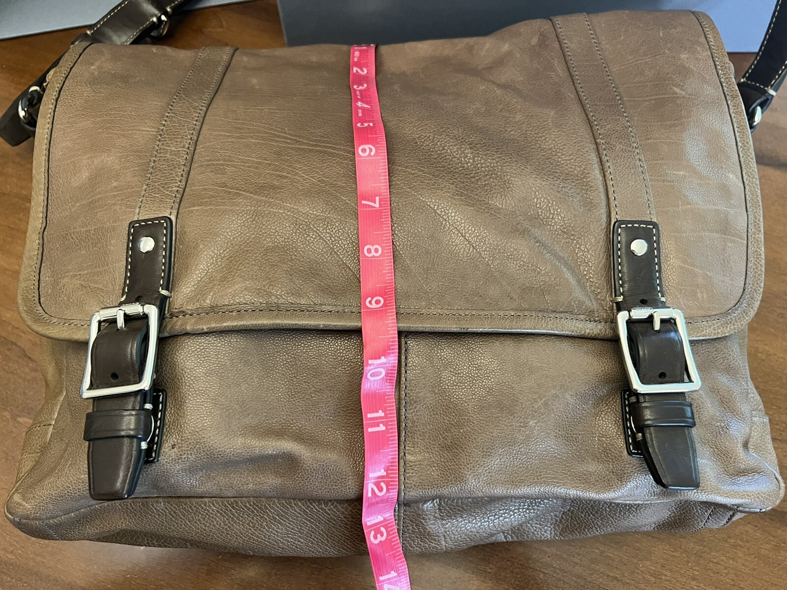 Coach leather briefcase/messenger bag Gem