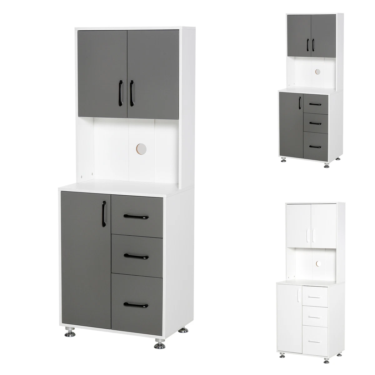 3 door 2024 kitchen cupboard