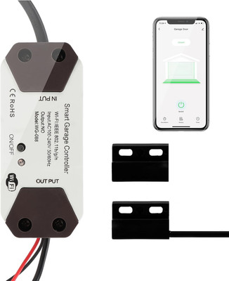 Smart Garage Door Opener Remote, Tuya Smart Life APP Control, Voice APP Remot...