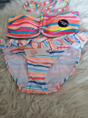 WOMENS LADIES BIKINI SET TOP  MATALAN  & IRIS & Edie  BOTTOMS NEW  BNWT SIZE 8 