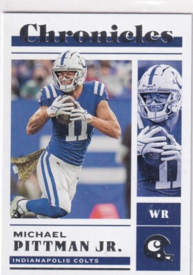 2022 Panini Chronicles Football NFL No. 11 Michael Pittman Jr.